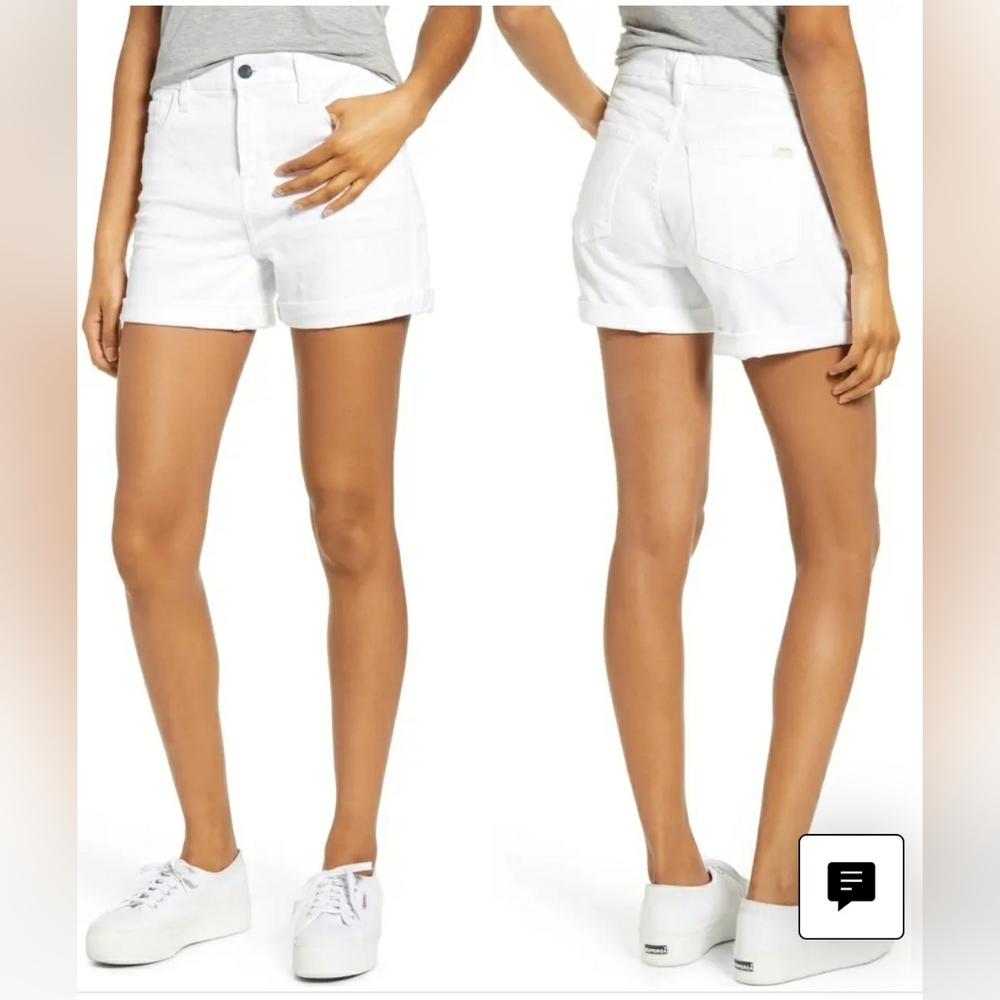 JEN7 by 7 For All Mankind Mid Roll Shorts